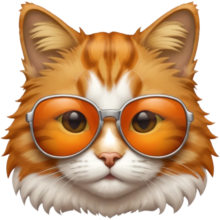 Cat wearing sunglasses emoji