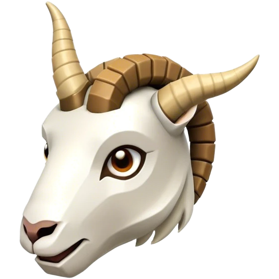 Minecraft goat's horn emoji