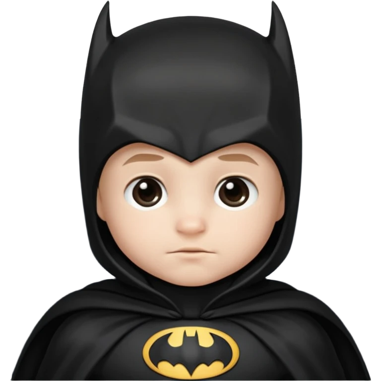 Toddler Batman in capes...Batman and NOT Superman  emoji
