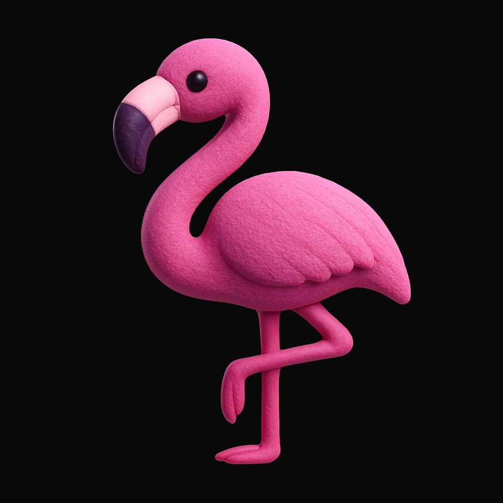 flamingo emoji