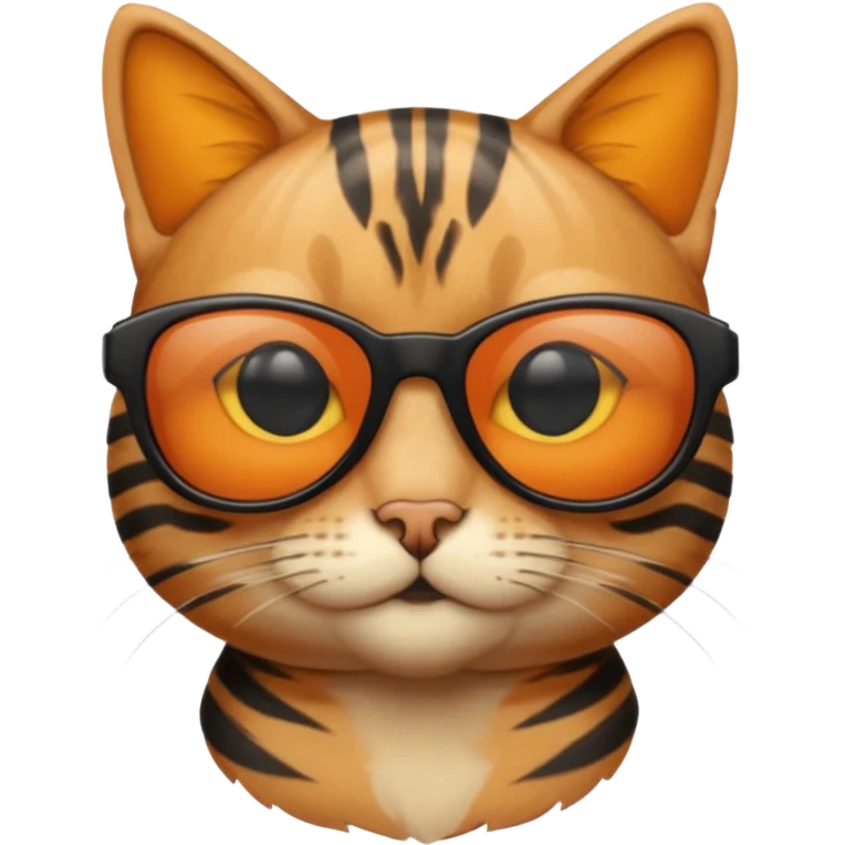 Cat wearing sunglasses emoji