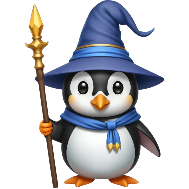 Penguin Wizard emoji