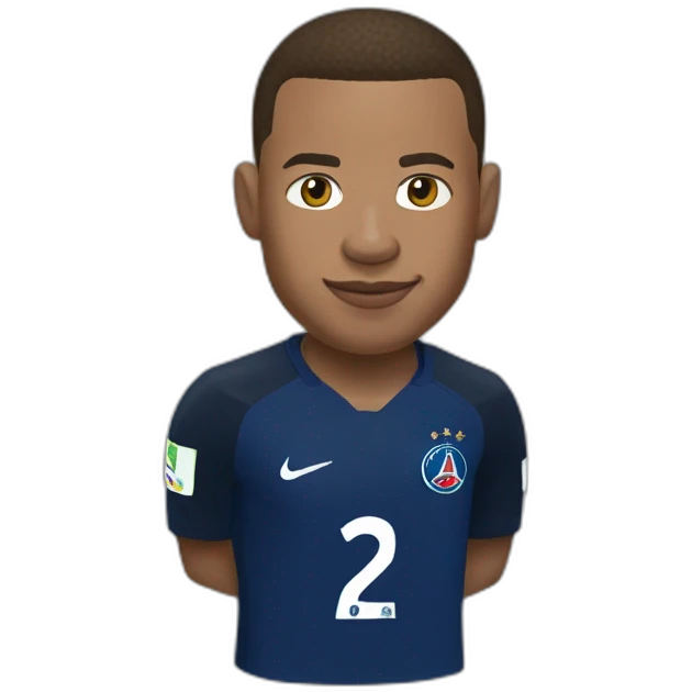 Kyllian Mbappé emoji