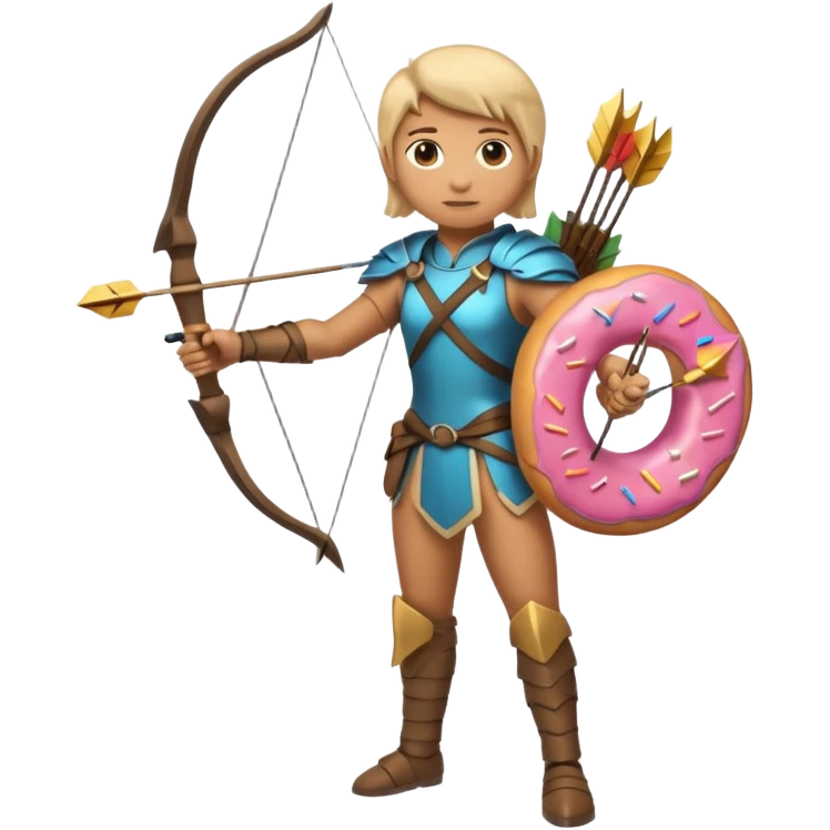 Donut Archer full body emoji