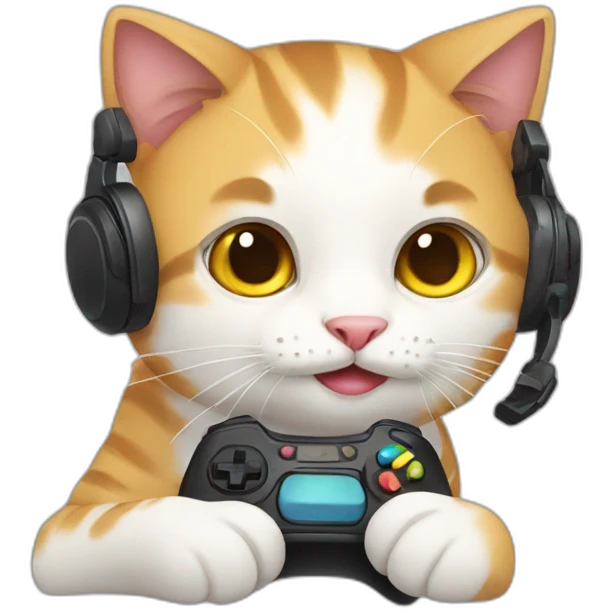 cat gamer emoji