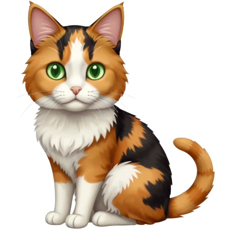 three-legged cat named Carey, sitting emoji