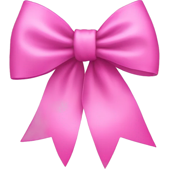 Pink bow  emoji