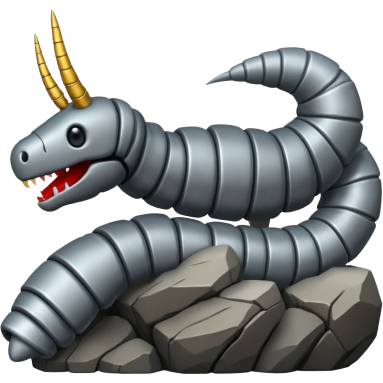 Armored worm emoji