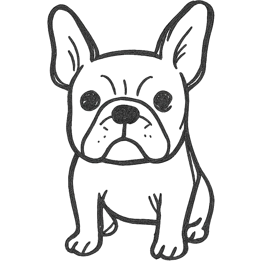 French Bulldog emoji