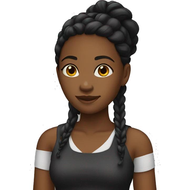 Jamaican girl emoji