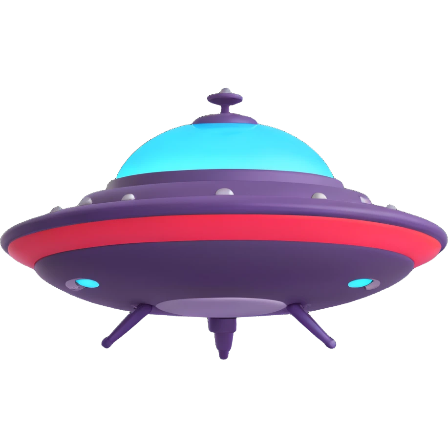 A UFO emoji