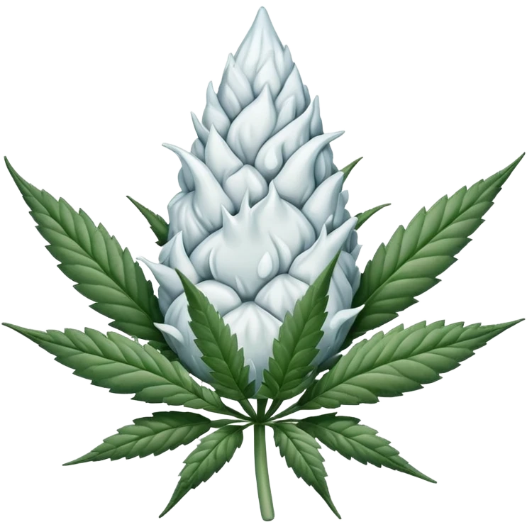 white color marijuana, no color emoji
