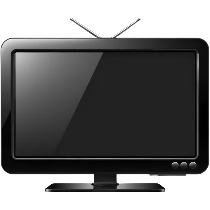 Flat tv emoji
