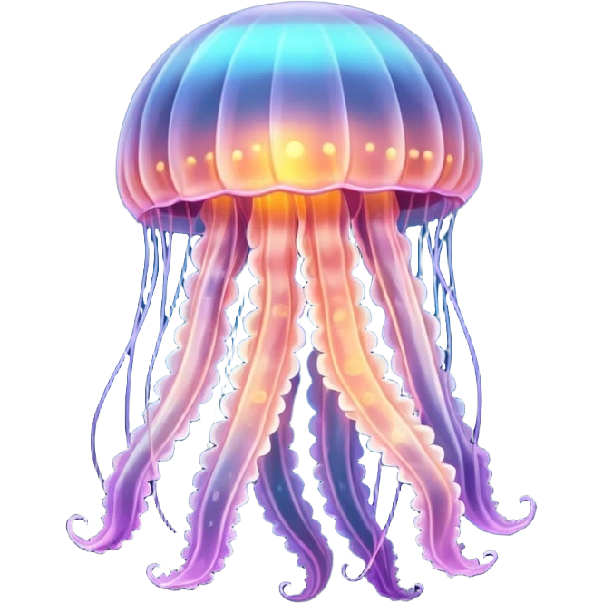 a beautiful jellyfish designed in a medieval style emoji