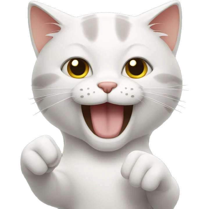 cat showing thumbs up emoji