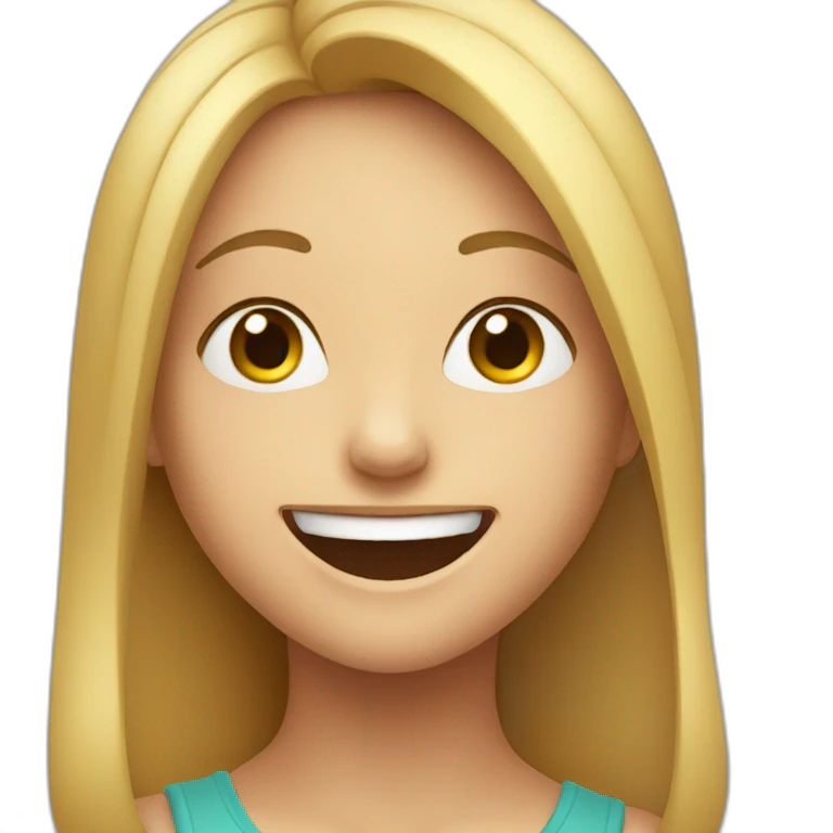 excited girl face emoji