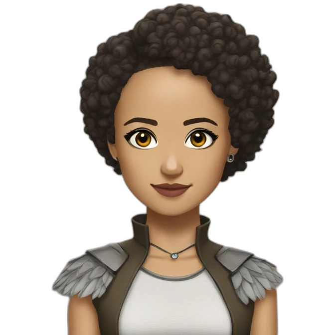 Nathalie Emmanuel missandei realistic emoji