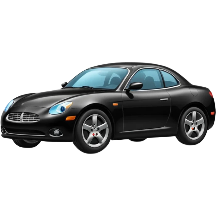 Black creata car emoji