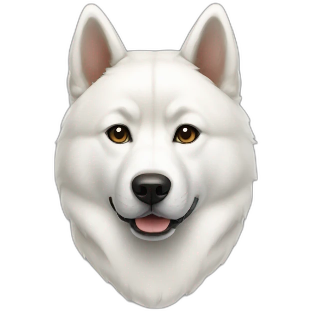 white akita inu emoji