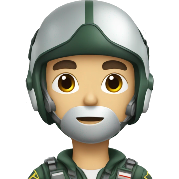 Piloto de combate emoji