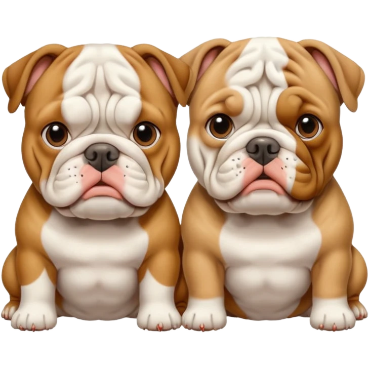 2 bulldogs emoji