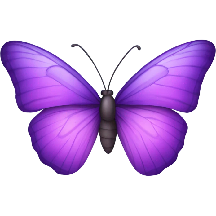 Borboleta roxa emoji