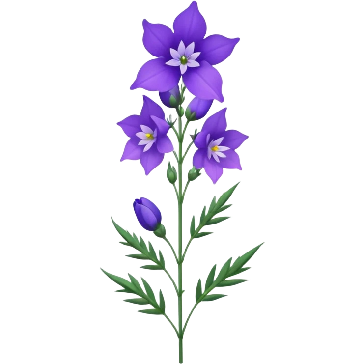 Larkspur emoji