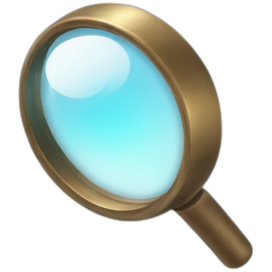 magnifying glass emoji