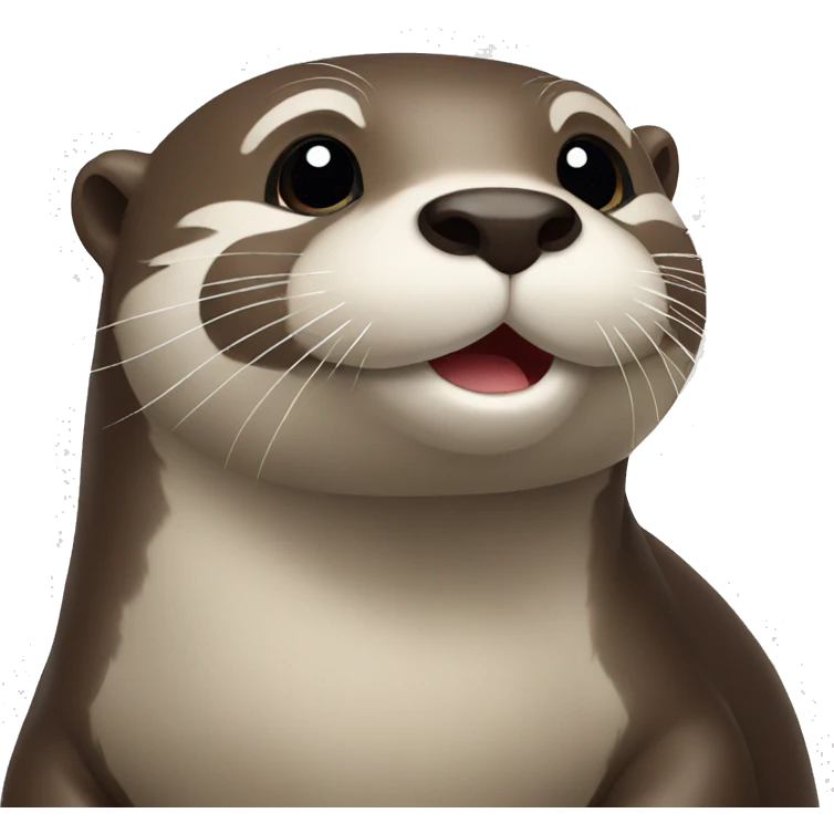 otter happy emoji