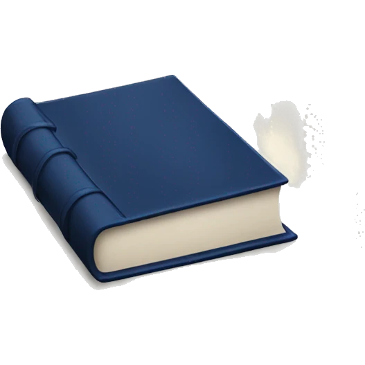 Books in Navy Blue  emoji