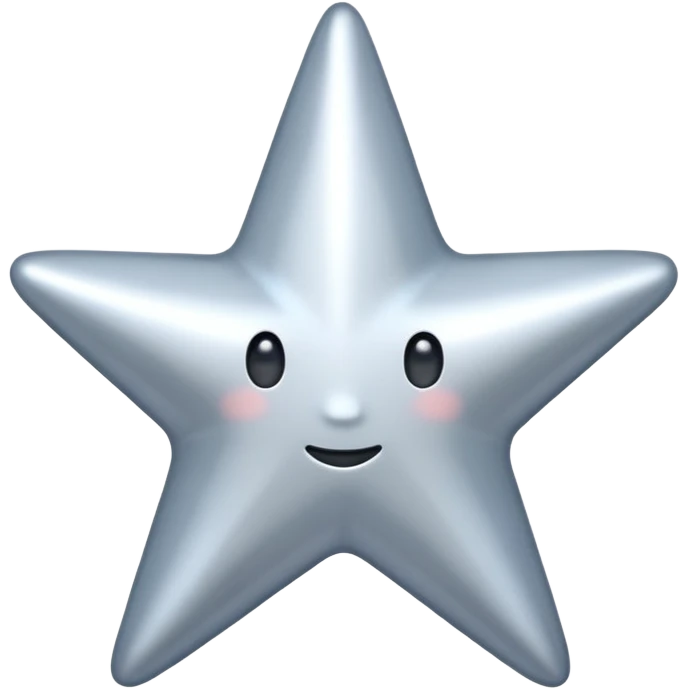 серебрёная звезда emoji
