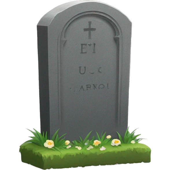 Headstone emoji