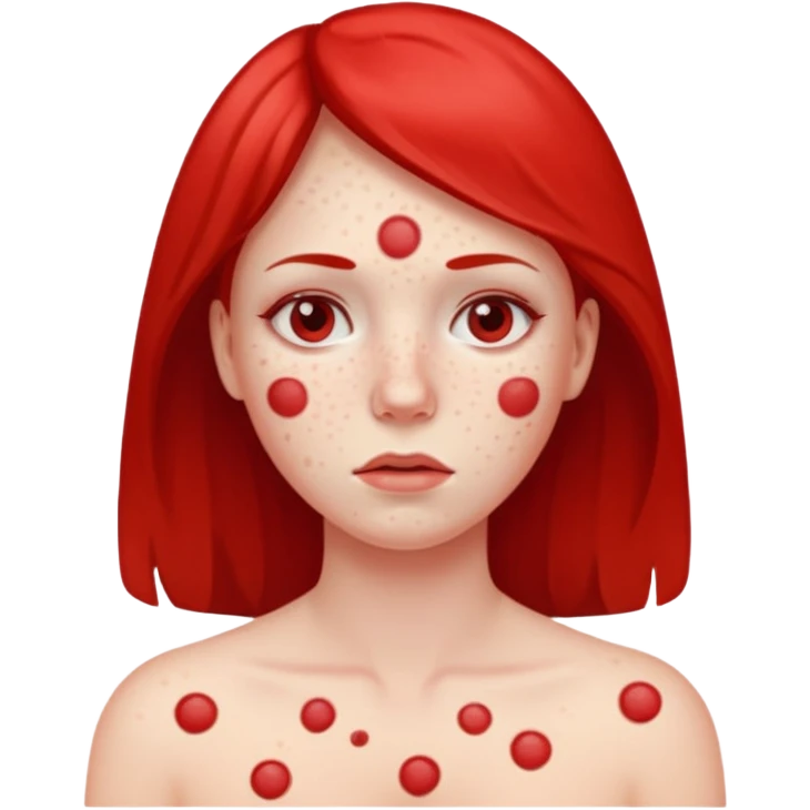 measles woman emoji