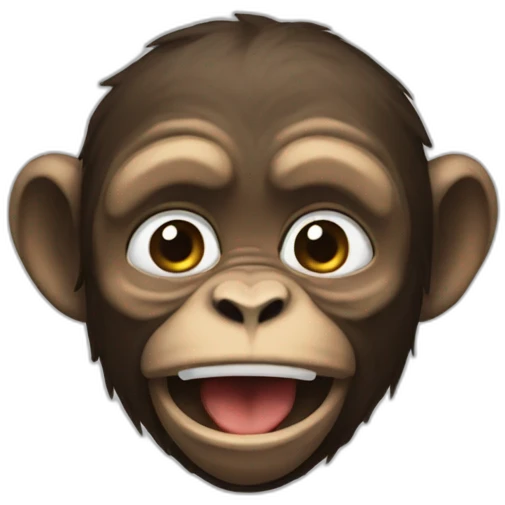 Monkey bitchslap emoji