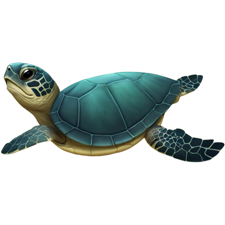 black sea turtle emoji