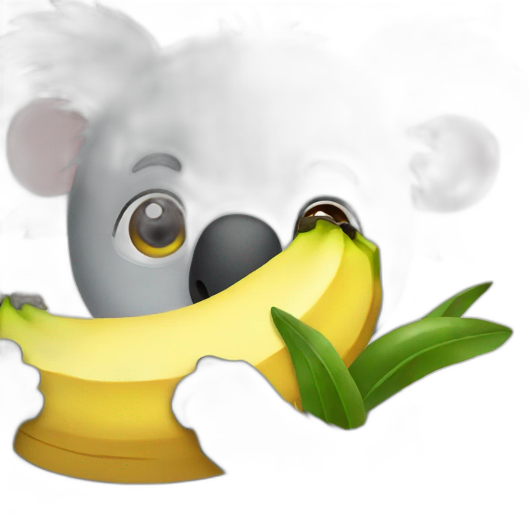 koala-eating-banana emoji