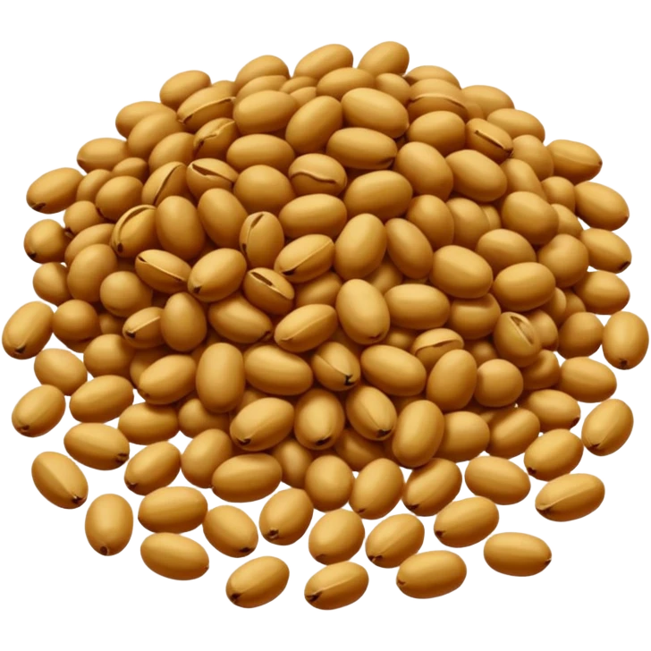 raw beans  emoji