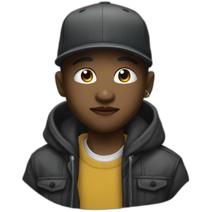 Ninho le rappeur rit emoji