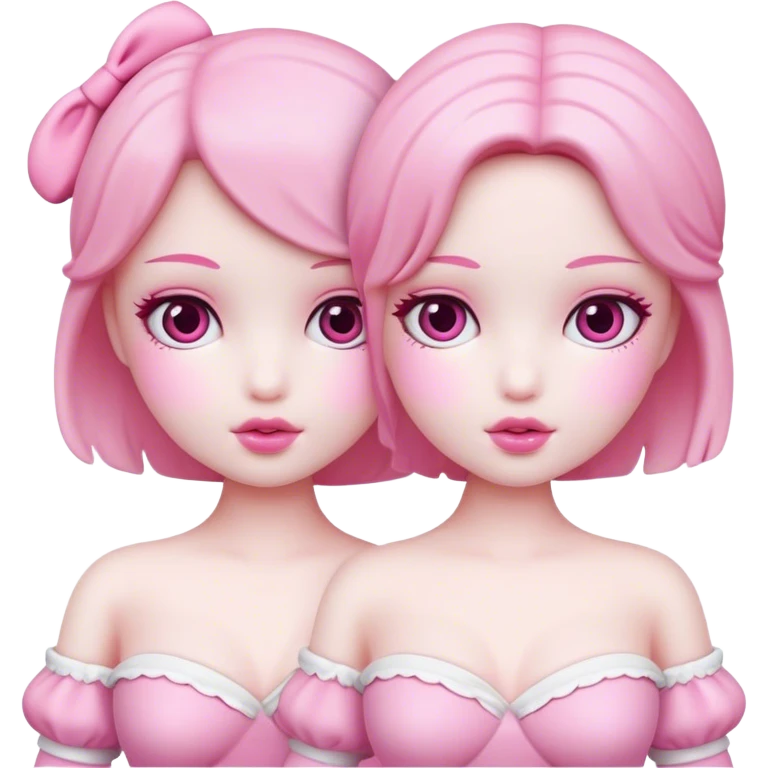 Dolls pink emoji