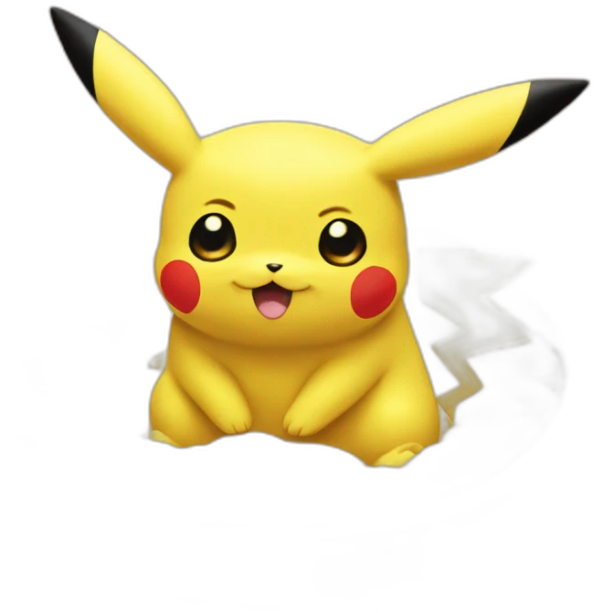 Pikachu dort emoji