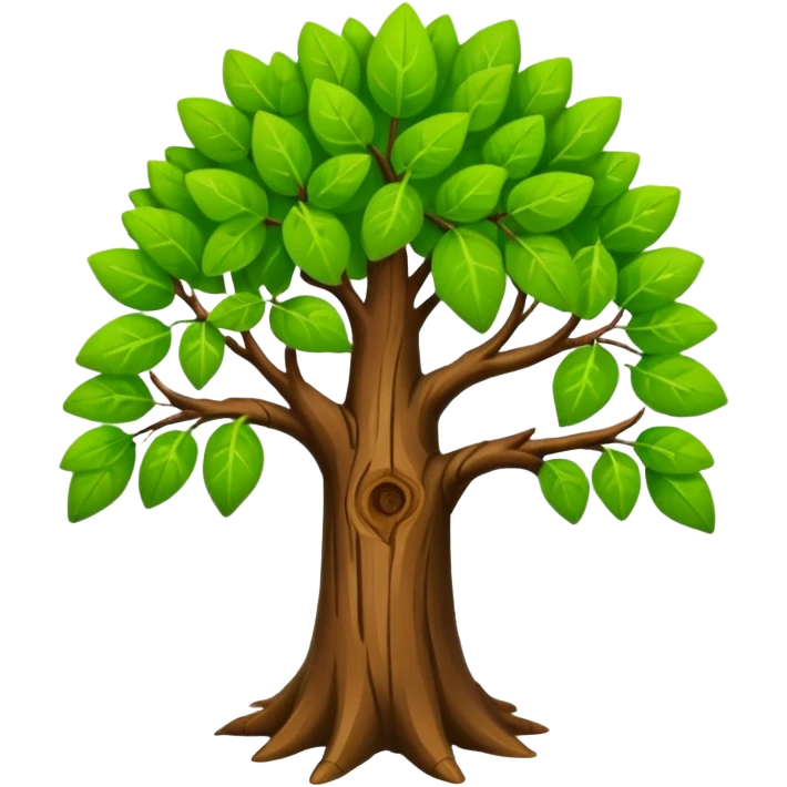Tree growting emoji