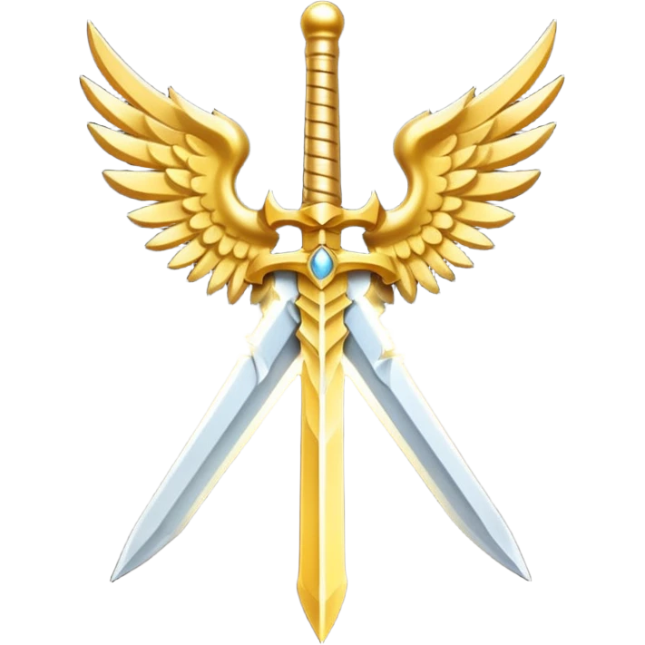 angel sword emoji