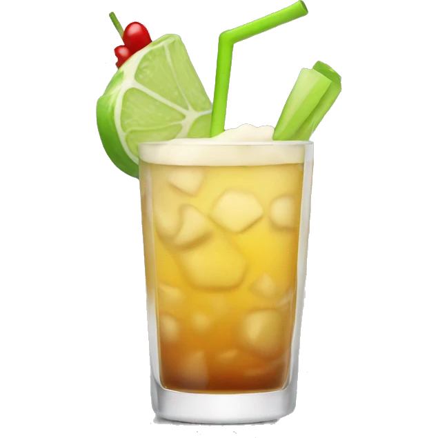 bar shaking a cocktailender emoji