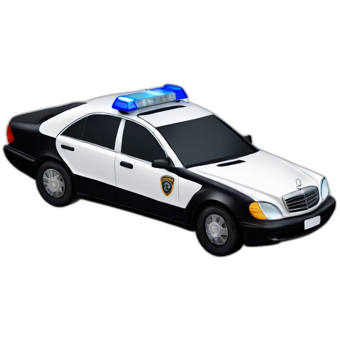 mercedes Police car emoji