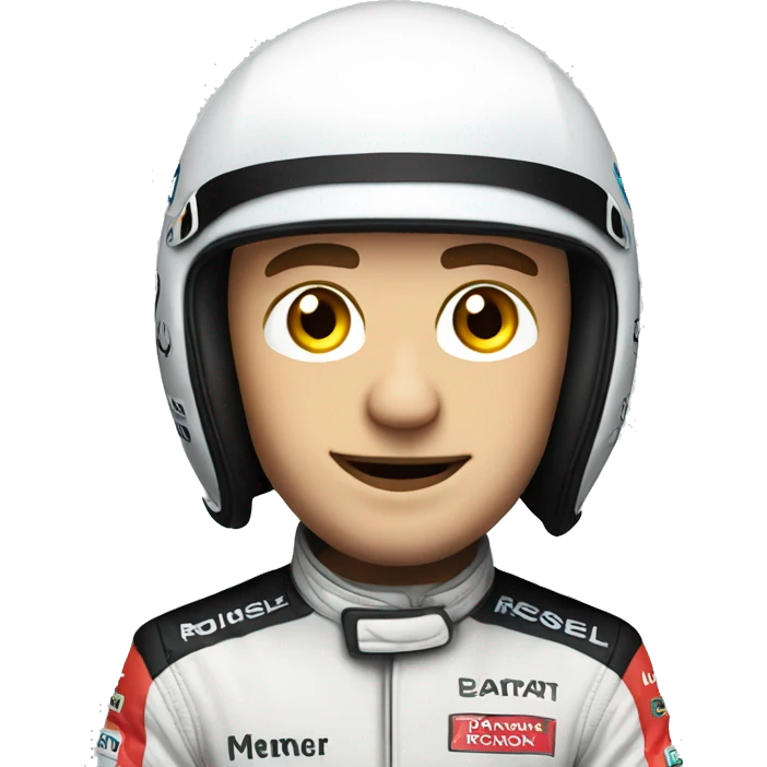 George Russel F1 Driver emoji in his Mercedes race suit  emoji