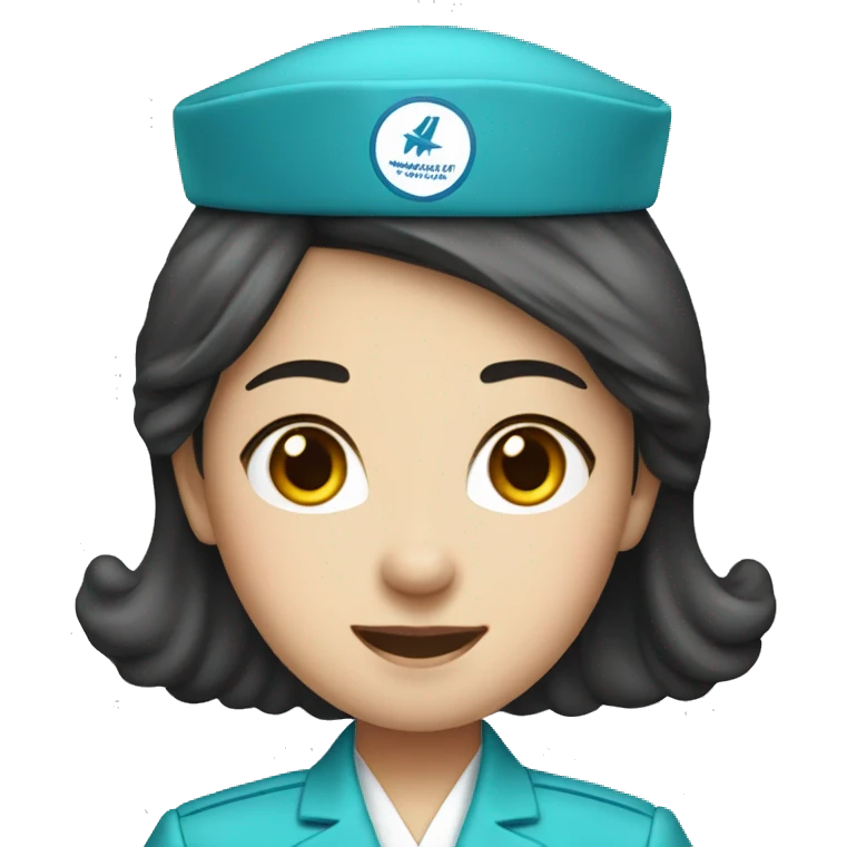 korean air flight attendant emoji