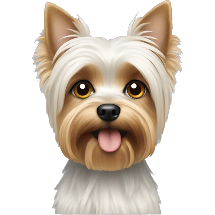 white yorkie  emoji