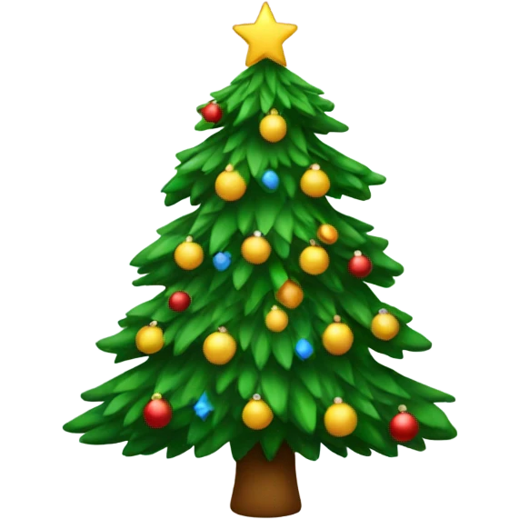 Christmas tree emoji