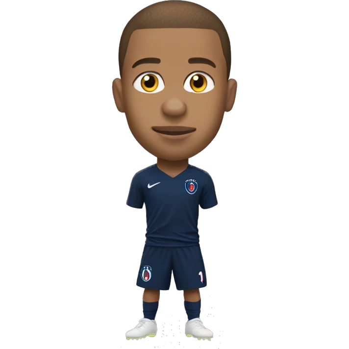 mbappe qui a une tete de noisette emoji