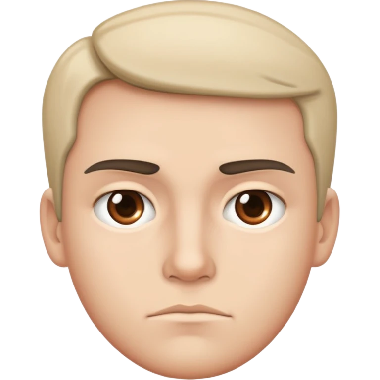 Serious face emoji